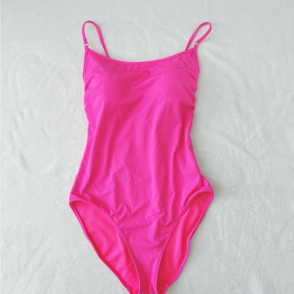 Super pretty pink Athleta one piece